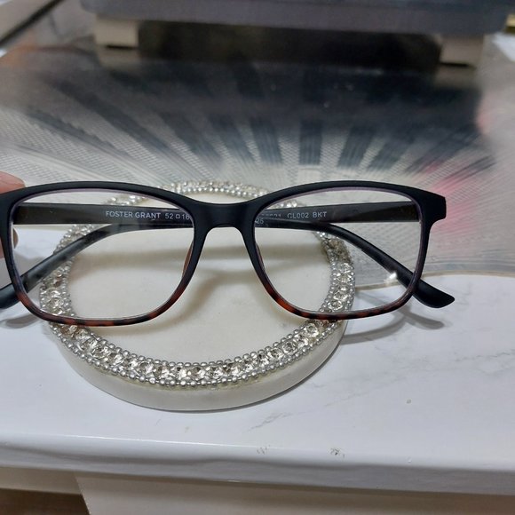 Foster Grant Reading Glasses MS0621 CL002 BKT Power 1.25 - Picture 5 of 11